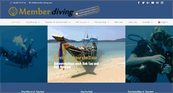 Desktop Screenshot of member-diving.com
